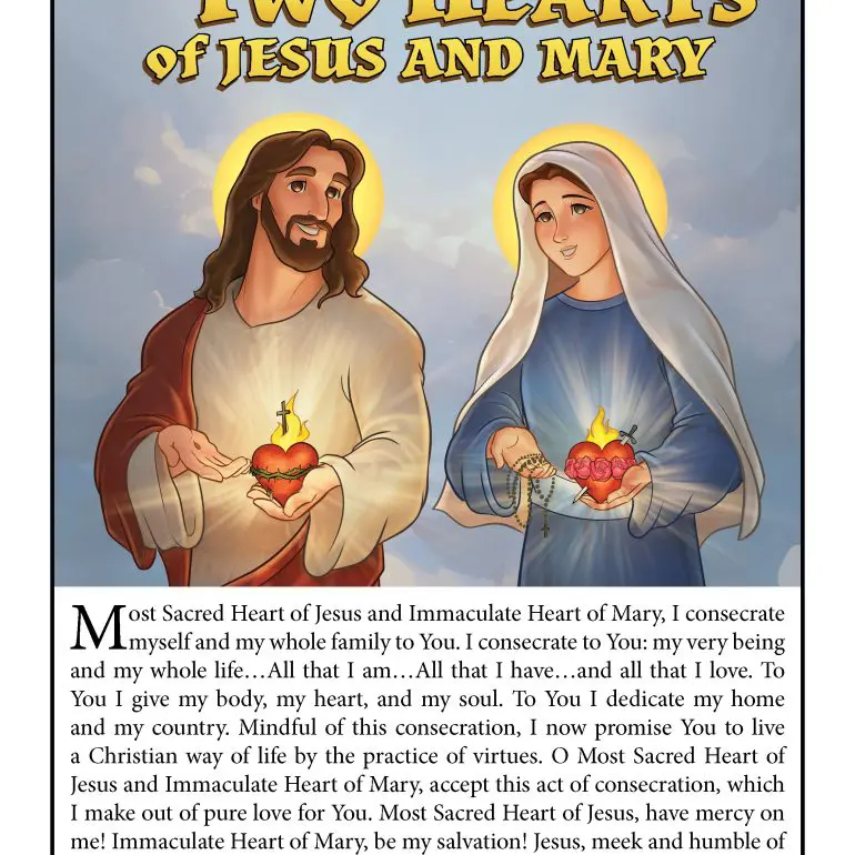 Two Hearts of Jesus and Mary artwork
