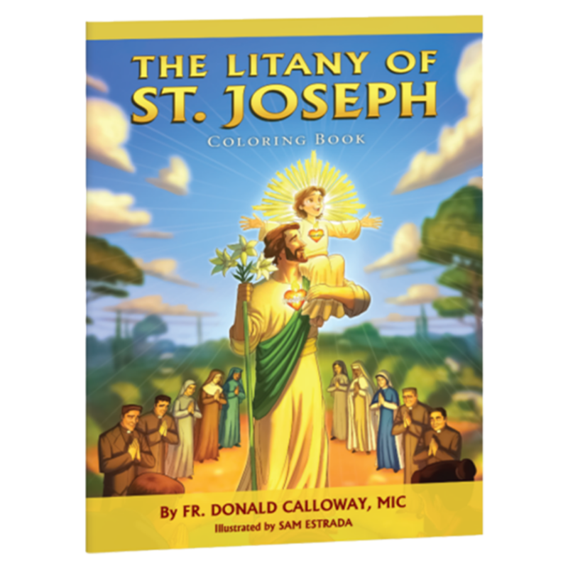 St. Joseph coloring book cover